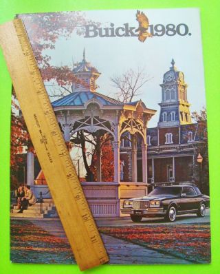 1980 Buick Huge Prestige Brochure 76 - P Full Line Riviera Electra Skyhawk Lesabre
