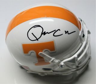 Quavaris Crouch Signed Tennessee Volunteers Mini Football Helmet W/coa