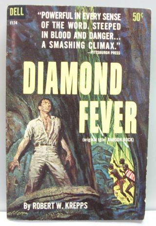 Diamond Fever Robert W.  Krepps Vint Pb 1961gc Adventure