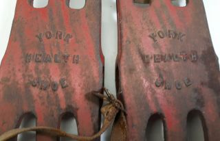 Vintage York Health Shoes Cast Iron 11 