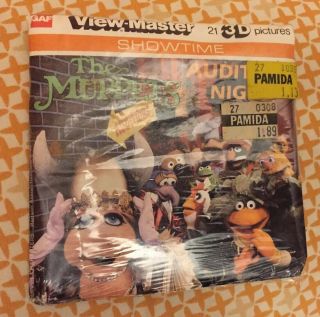 Vintage 1980 Gaf View - Master The Muppets Audition Night Nos 3 Reels,  Booklet