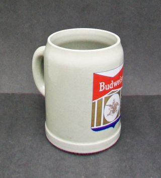 Vintage Gerz W Germany Stein Tankard Budweiser Beer Pottery Ceramic Mug Cup Euc