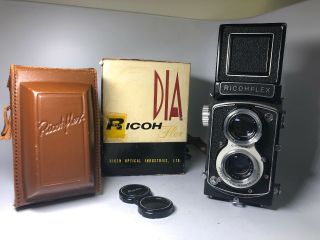 Vintage Ricohflex Citizen Mxv Camera 1:3.  5 F=8cm Lens W/ Box