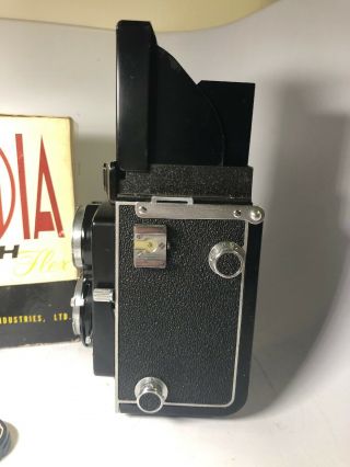 Vintage Ricohflex Citizen MXV Camera 1:3.  5 f=8cm Lens W/ Box 3