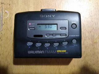 Sony Walkman Fm/am Mega Bass Wm - Fx403 Portable Digital Cassete Player Radio Vtg