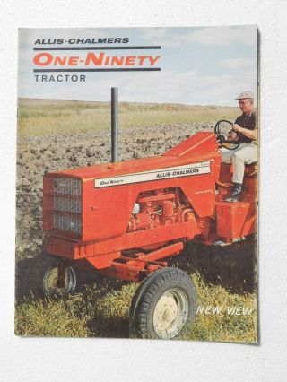Vintage Allis - Chalmers One - Ninty Sales Brochure