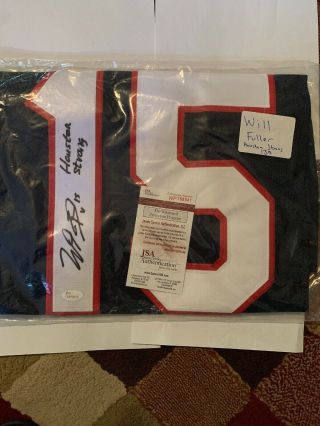 Will Fuller Houston Texans Signed Autographed Blue Jersey Jsa Wp768941