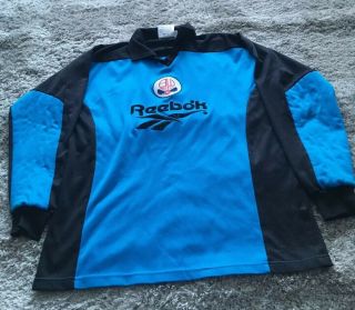 Bolton Wanderers Vintage Goalkeeper Football Shirt - Adults Size Medium M 38 - 40”