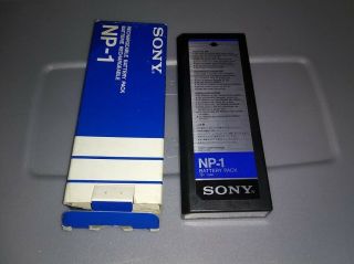 Sony Np - 1 Battery 1980s Vintage Camera Video
