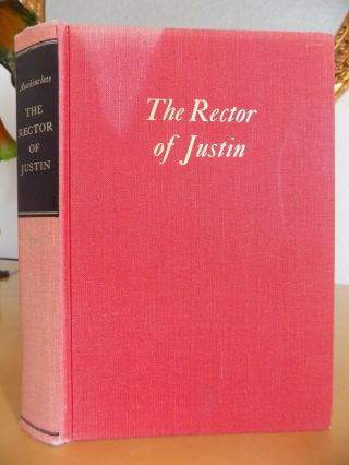 The Rector Of Justin Louis Auchincloss,  1964,  1st Printing,  Hardcover Classics