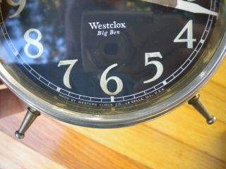 Antique Westclox USA Big Ben Alarm Clock Runs Great 2