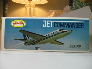 1968 Vintage Aurora 1/72 Jet Commander 85 - 100 (first Issue)