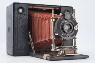 Antique Eastman Kodak No 4 Cartridge Model E 5x4 Folding Camera Zeiss V12