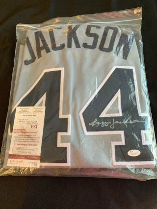Reggie Jackson Signed Custom “mr.  October” Jersey Jsa Certified