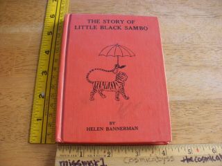 The Story Of Little Black Sambo Vintage Hardcover Book Helen Bannerman