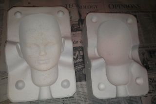 Vintage Charmer Dolls Donna Head Face Mold Ceramic Casting Porcelain Mold
