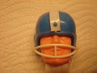 Vintage Pez Blue Helmet Football Player No Feet