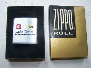 Zippo Advertising Rule Lee Norse Ingersoll - Rand