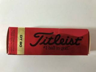 Vintage Titleist DT 90 1,  1993 US Women ' s Open,  One Sleeve of 3 Golf Balls.  NOS 3