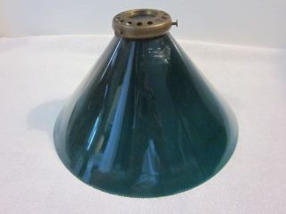 Rare Antique Signed Czech Glass Art Deco Lamp Shade - Loetz Moser O.  C.  White Era
