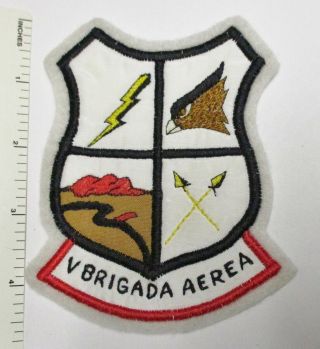 Argentina Air Force V Brigade Aerea Patch Vintage