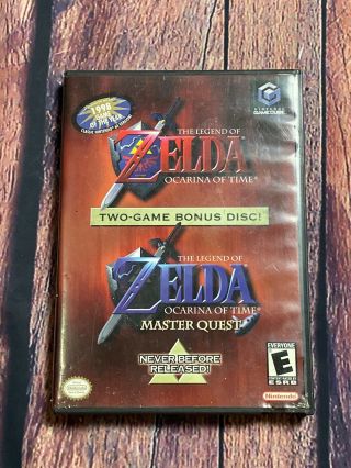 Vtg Legend Of Zelda Ocarina Of Time & Master Quest Nintendo Gamecube Play