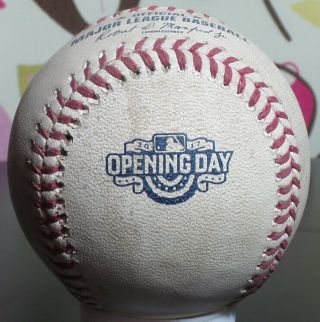 2017 Team Game Opening Day Official Major League Baseball Mud Rubbed