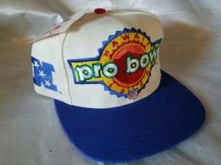 1994 NFL Pro Bowl NFC AFC Logo Athletic Hawaii Snapback Hat Cap NWT 3