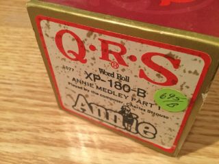 Vintage Annie Medley Part 1 Qrs Piano Player Word Roll Played By Charles Strouse
