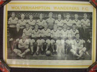 Wolverhampton Wanderers Fc/wolves 1963 - 64: Vintage Poster: Look