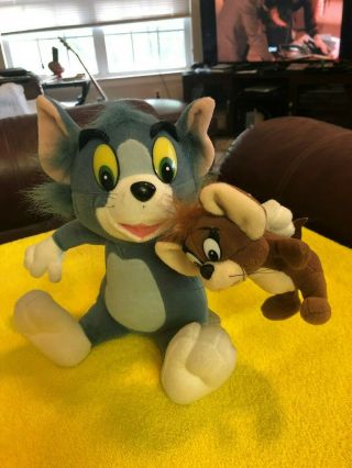 Cartoon Network 1997 Tom & Jerry Plush Toy 9 " Vintage Collectible