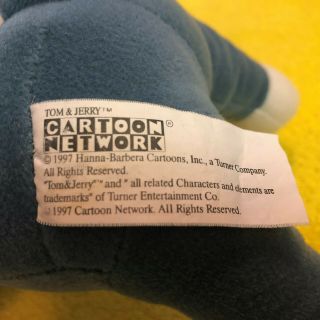 Cartoon Network 1997 Tom & Jerry Plush Toy 9 