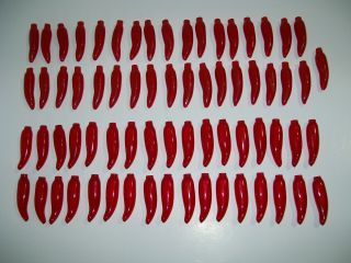 69 Vintage Red Chili Pepper Christmas Light Covers
