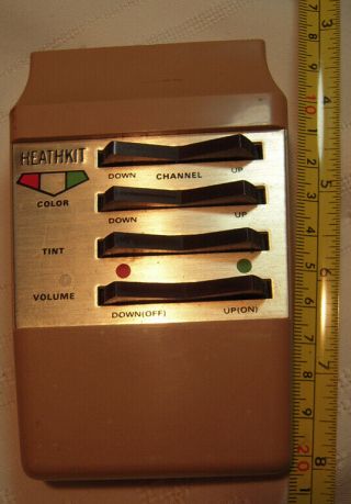 Vintage Heathkit Eight Button Television Remote Control