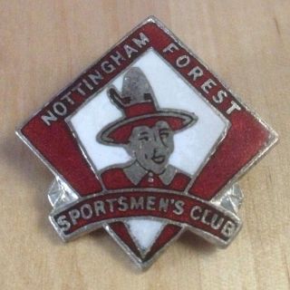 Vintage Nottingham Forest Football Club Maker By J.  R.  Gaunt Large Badge
