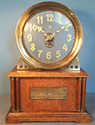 Antique H.  A.  C.  Mystery Clock " La Mysterious "