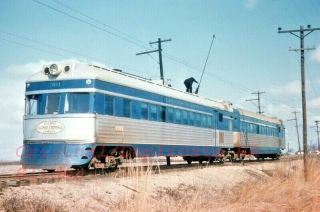 (illinois Terminal Traction Rr Slide) Ittr - 301 Streamliner Ill.  Usa 1950 