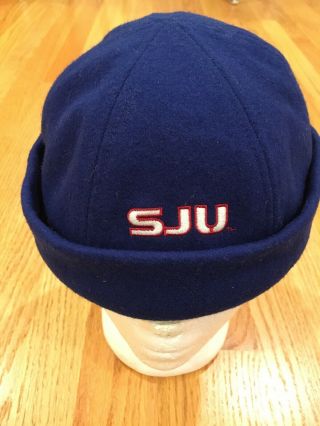 Vtg 90’s Nike St.  Johns Red Storm Jordan Jumpman Wool Hat Cap 7 3/16 Vintage