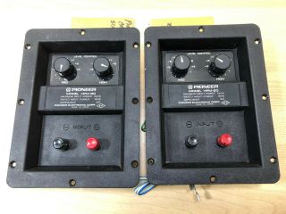 Vintage Pair Pioneer Hpm - 60 Crossovers Binding Post Volume Control Wiring Vs7941