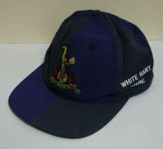 Tottenham Hotspur Fc Vintage 90s White Hart Lane Blue 6 - Panel Snapback Cap Hat