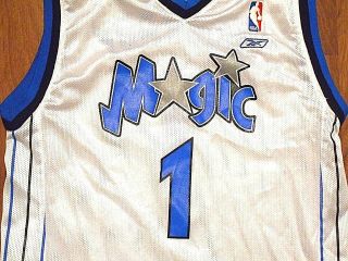 Tracy Mcgrady 1 Orlando Magic Basketball Jersey By Reebok,  Youth Meduim,