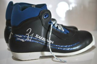Vintage Salomon 3.  1 Mens Sns Profil Cross Country Ski Boots Size Eu 45