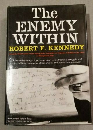 The Enemy Within By Robert F.  Kennedy 1960