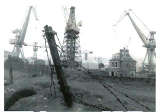 Vintage Photograph Of The Last Shipyard In The Whole North East