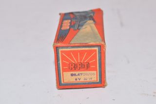 Vintage Rft Light Bulb 6v,  30w,  25.  47,  36/06,
