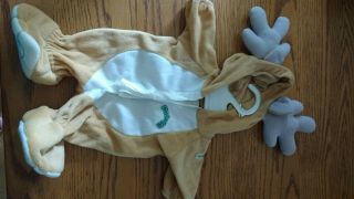 Cabbage Patch Kids Vintage Deer Outfit For Dolls Costume W/hanger Euc