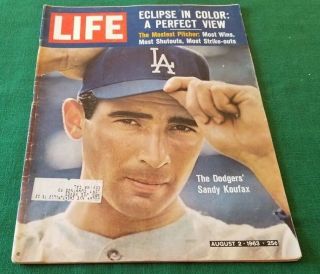 Vintage Los Angeles Dodger Life Magazines Sandy Koufax And Don Drysdale