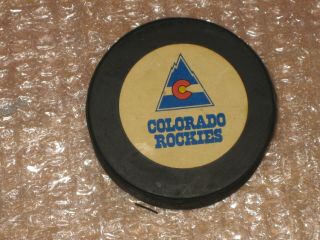 Colorado Rockies Puck Nhl Cooper 1975 - 1978 - Sticker Decal Logos