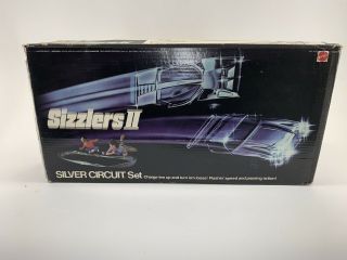Vintage 1975 Mattel Hot Wheels Sizzlers Ii Silver Circuit Track Only Race Set