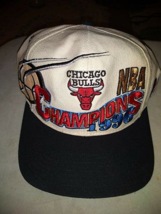 1996 Nba Chicago Bulls Champions Hat